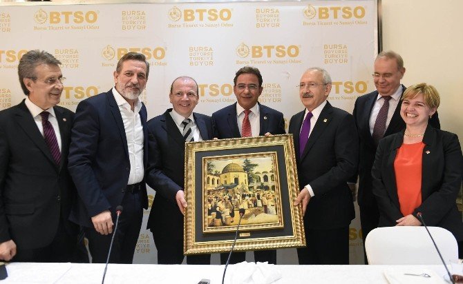 Btso Kılıçdaroğlu’nu Ağırladı