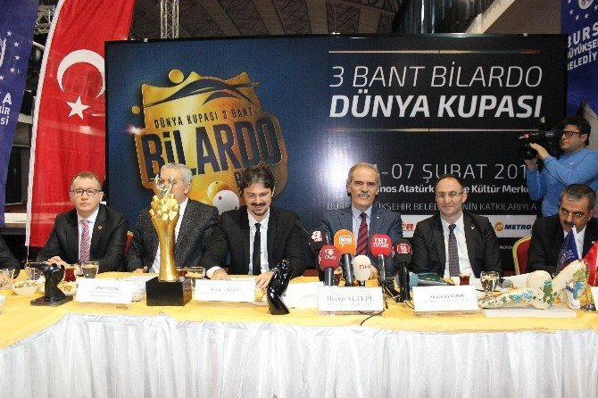 Bilardo Dünya Kupası Heyecanı Bursa’da Başlıyor