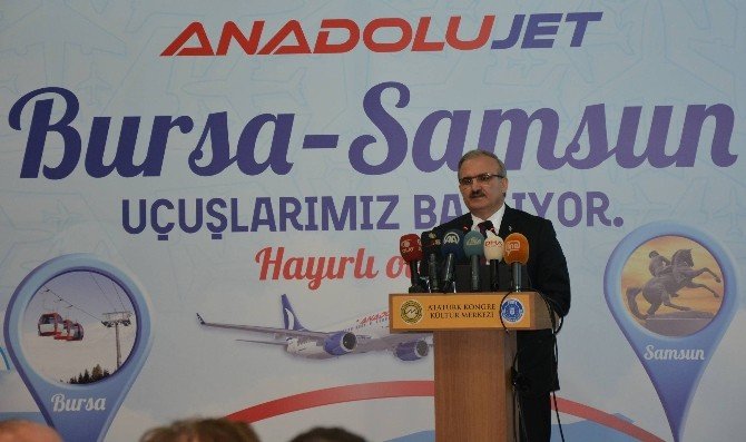 Bursa’dan Samsun’a Uçmak 55 Lira