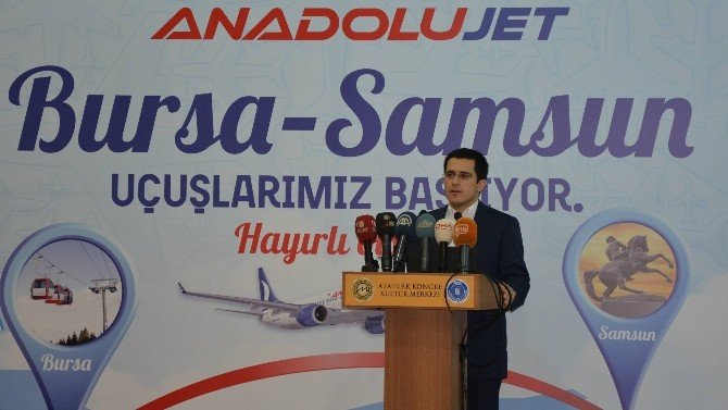 Bursa’dan Samsun’a Uçmak 55 Lira
