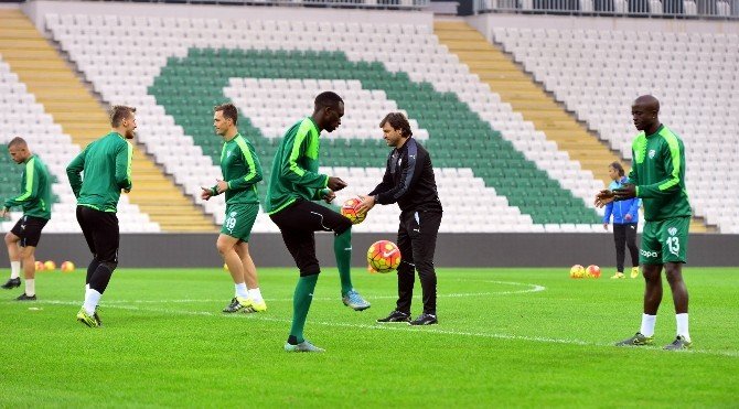 Bursaspor, Timsah Arena’da Çalıştı