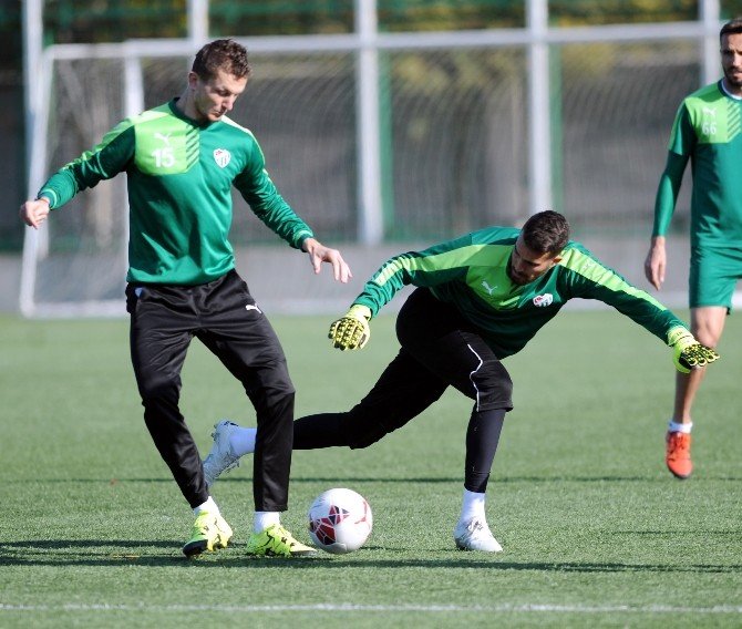 Bursaspor, Suni Çimde Çalıştı