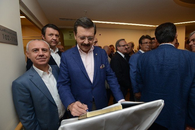 Bakan Çelik Ve Tobb Başkanı Hisarcıklıoğlu’ndan Burkay’a Ziyaret