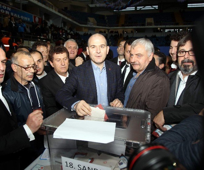 Bakan Soylu Trabzonspor Kongresi’ne Katıldı