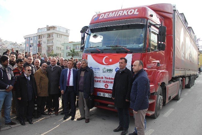 Canik’ten Bayır Bucak Türkmenlerine Yardım Eli