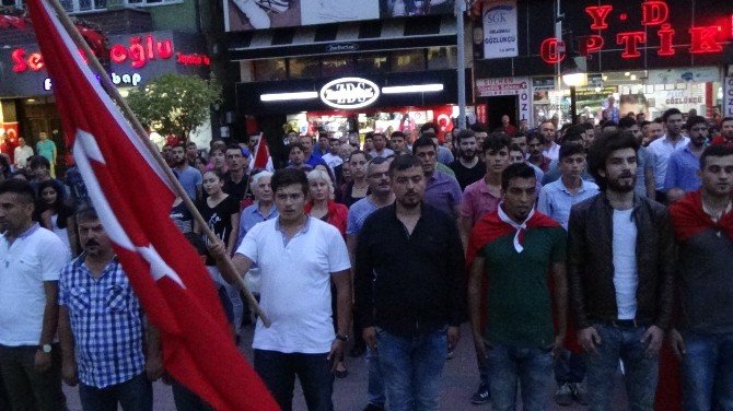 Çaycuma’da Teröre Tepki
