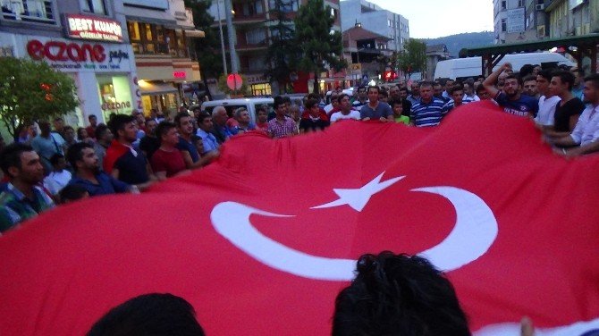 Çaycuma’da Teröre Tepki
