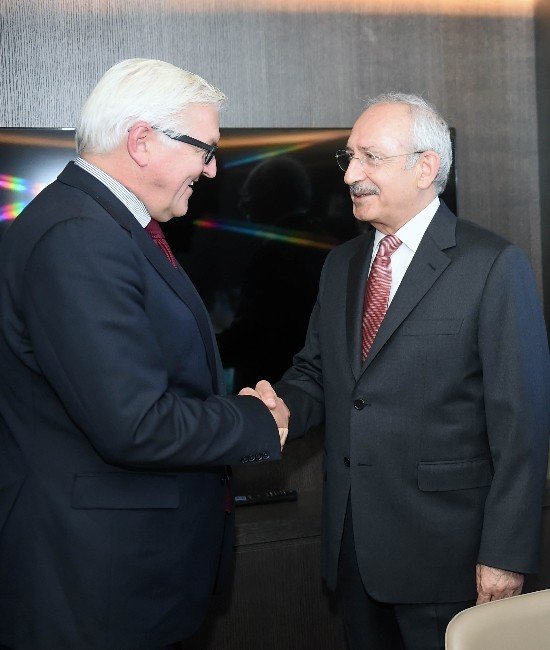 Kılıçdaroğlu, Almanya Dışişleri Bakanı Steınmeıer İle Görüştü