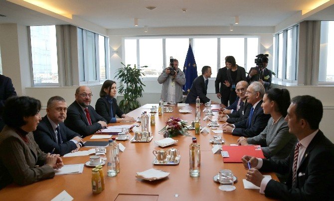 Kılıçdaroğlu, Schulz İle Görüştü