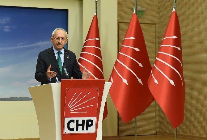 Chp Genel Başkanı Kemal Kılıçdaroğlu: