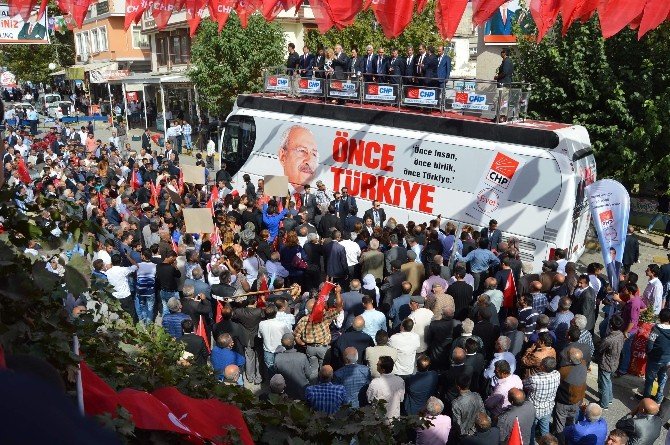 Kılıçdaroğlu, Besni Ve Gölbaşı İlçelerinde Partililere Hitap Etti