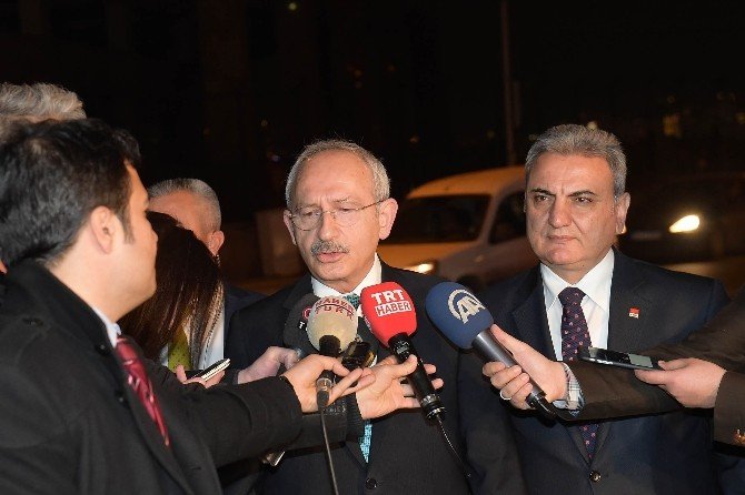 Chp Genel Başkanı Kılıçdaroğlu, Yaralıları Ziyaret Etti