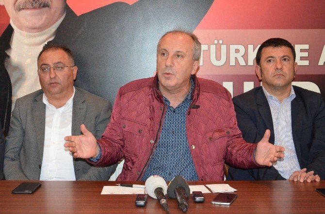 Chp’li Muharrem İnce’den Malatya’ya Taziye Ziyareti