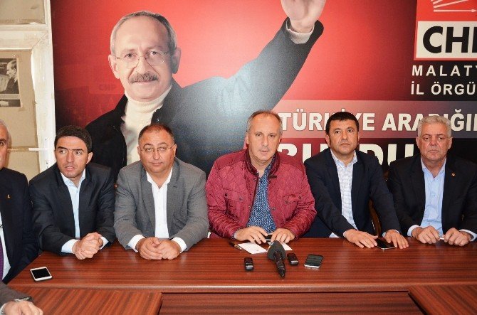 Chp’li Muharrem İnce’den Malatya’ya Taziye Ziyareti