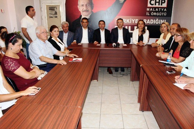 Chp’li Vekiller Malatya’da