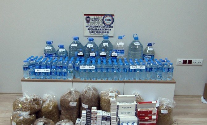 Çorum Polisinden Tekel Bayilerine Denetim