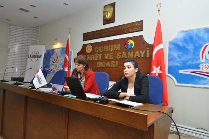 Çorum Tso’dan ‘İhracatın Finansmanı Ve Türk Eximbank’ Konulu Toplantı