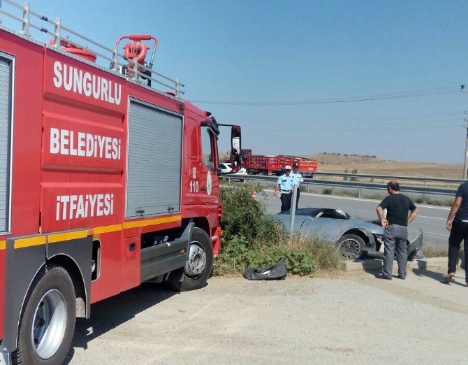 Sungurlu’da Trafik Kazası: 3 Yaralı