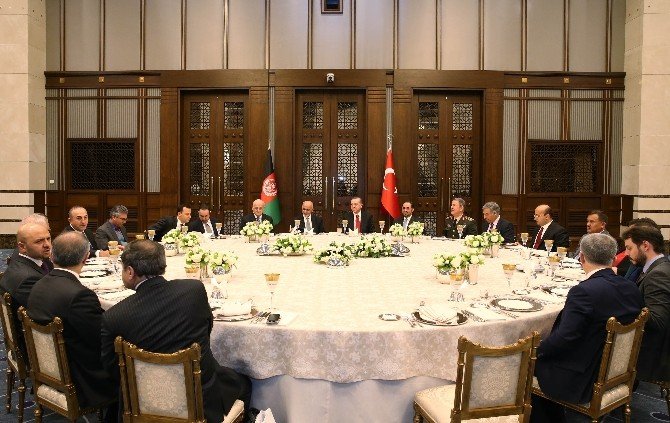 Cumhurbaşkanı Erdoğan, Ahmedzai’nın Onuruna Akşam Yemeği Verdi
