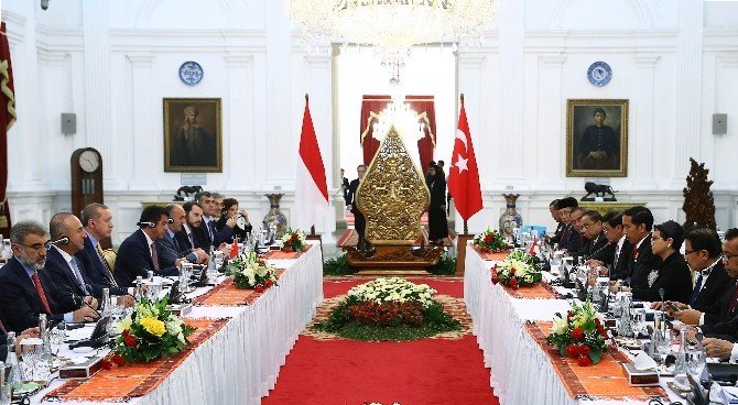 Erdoğan Ve Widodo, Heyetlerarası Görüşmeye Başkanlık Etti