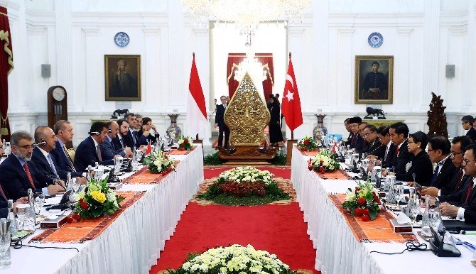 Erdoğan Ve Widodo, Heyetlerarası Görüşmeye Başkanlık Etti