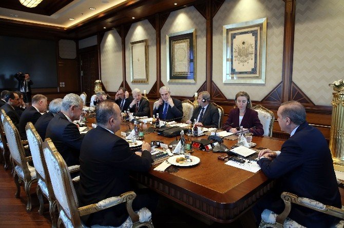 Ab Temsilcileri Cumhurbaşkanlığı Külliyesi’nde