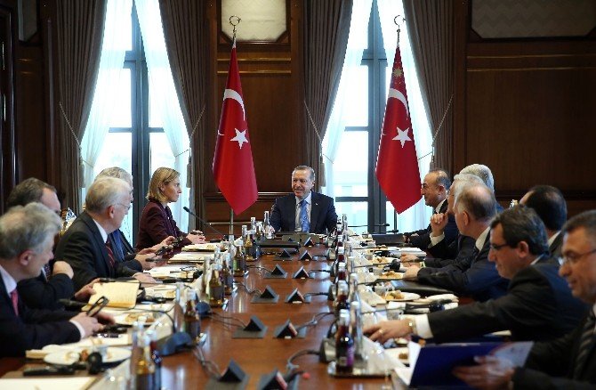 Ab Temsilcileri Cumhurbaşkanlığı Külliyesi’nde