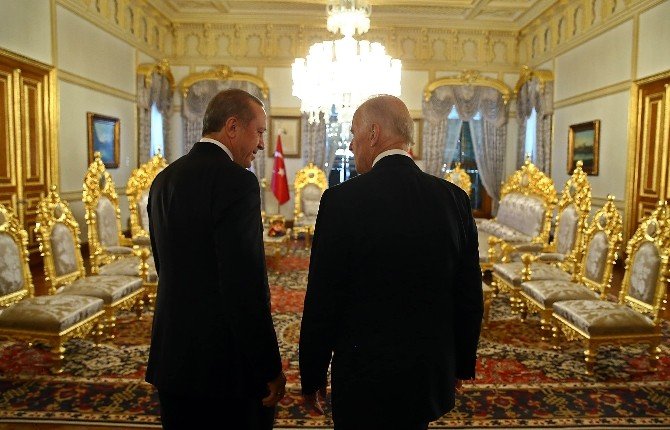 Cumhurbaşkanı Erdoğan, Joe Biden İle Görüşüyor