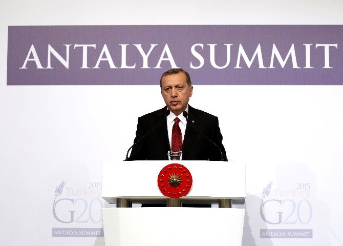 Cumhurbaşkanı Erdoğan’ın G-20 Basın Toplantısı