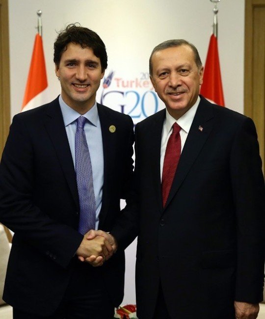 Erdoğan Antalya’daki Son Görüşmesini Kanada Başbakanı İle Yaptı