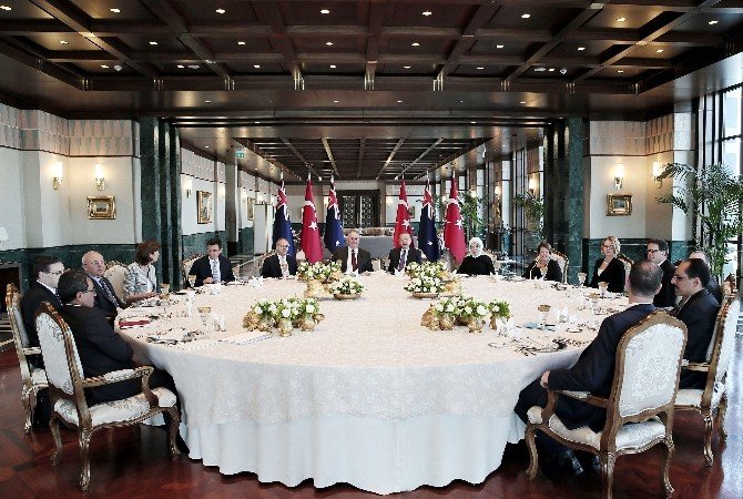 Erdoğan, Avustralya Genel Valisi Onuruna Öğle Yemeği Verdi