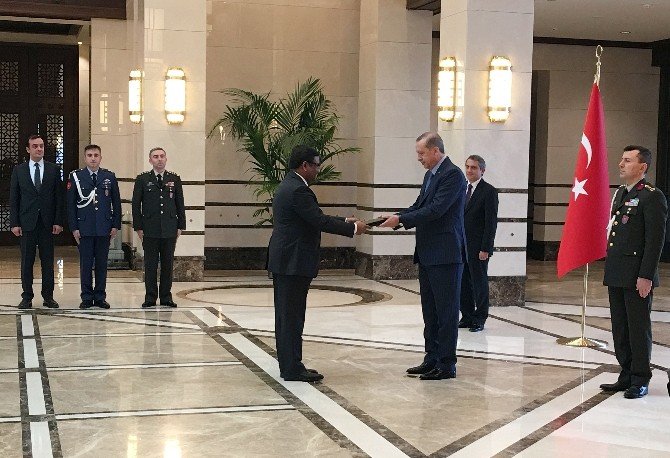Bangladeş Büyükelçisi Sıddiki’den Cumhurbaşkanı Erdoğan’a Güven Mektubu