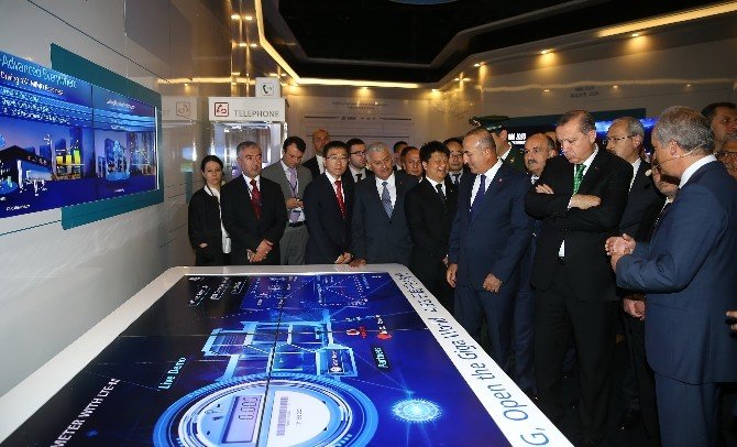 Erdoğan’dan Huawei’ye Ziyaret