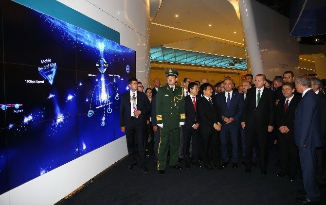 Erdoğan’dan Huawei’ye Ziyaret
