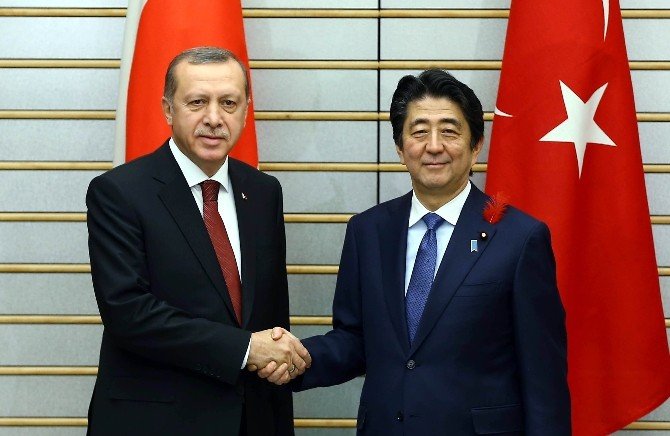 Cumhurbaşkanı Erdoğan, Japonya Başbakanı Abe İle Görüştü