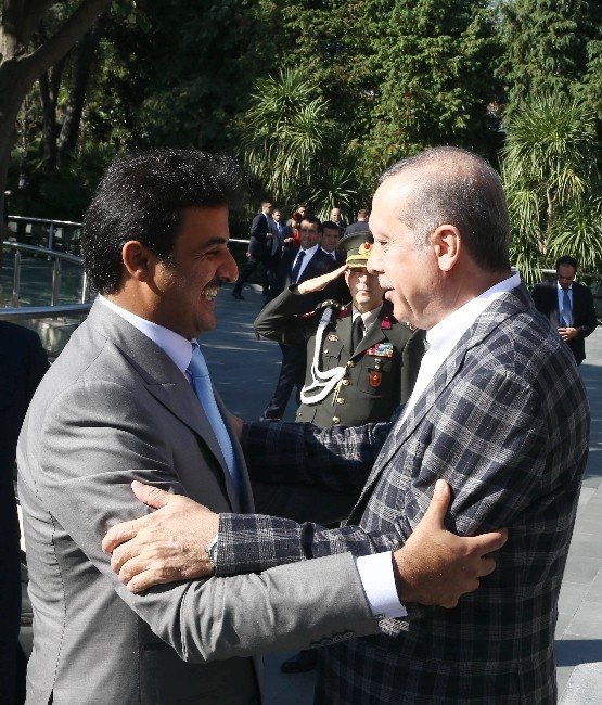 Cumhurbaşkanı Erdoğan, Katar Emiri İle Görüştü