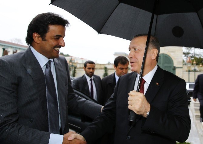 Cumhurbaşkanı Erdoğan Katar Emiri İle Bir Araya Geldi
