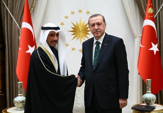 Kuveyt Ulusal Meclis Başkanı Al-ghanim Cumhurbaşkanlığı Külliyesi’nde