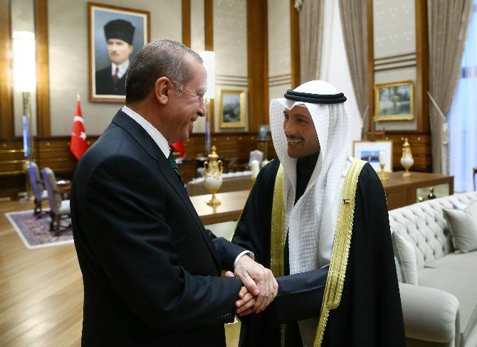 Kuveyt Ulusal Meclis Başkanı Al-ghanim Cumhurbaşkanlığı Külliyesi’nde