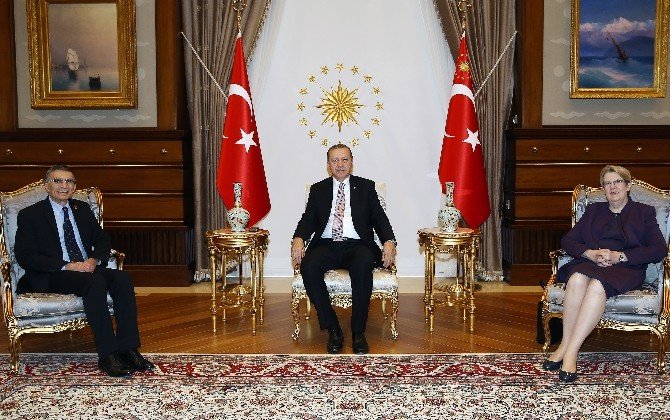 Cumhurbaşkanı Erdoğan, Sancar’ı Kabul Etti