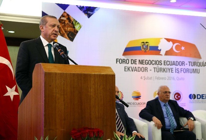 Cumhurbaşkanı Erdoğan İş Forumunda Konuştu