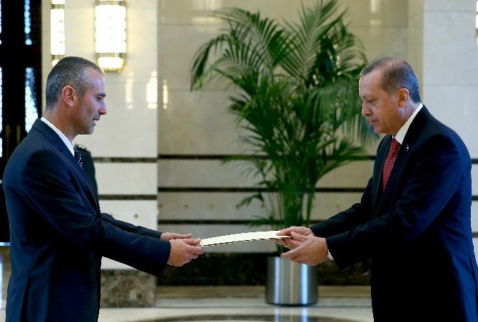 Slovenya Büyükelçisi Cumhurbaşkanı Erdoğan’a Güven Mektubunu Sundu
