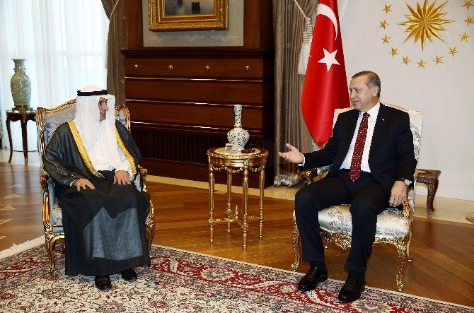 Cumhurbaşkanı Erdoğan, Suudi Arabistan Dışişleri Bakanı El-cubeyr’i Kabul Etti