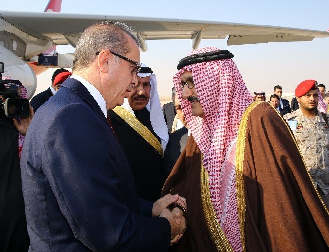 Cumhurbaşkanı Erdoğan, Suudi Arabistan’da