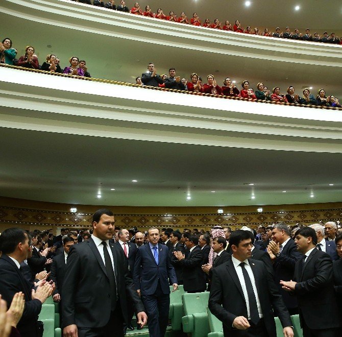 Erdoğan Aşkabat’ta Konsere Katıldı