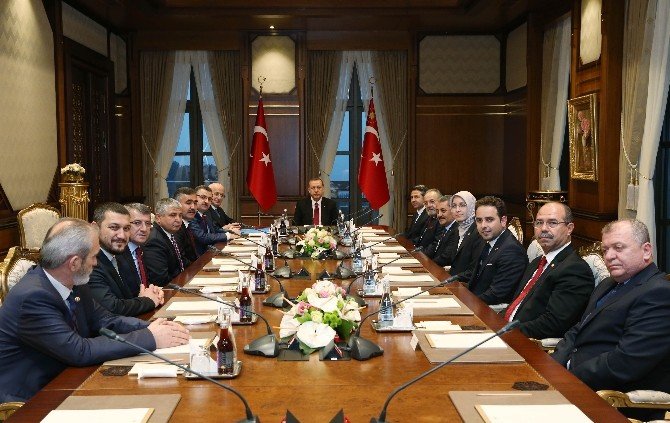 Meclis Başkanı Kahraman Ve Başkanlık Divanı Üyeleri Beştepe’de