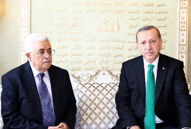 Erdoğan, Mahmud Abbas İle Bir Araya Geldi