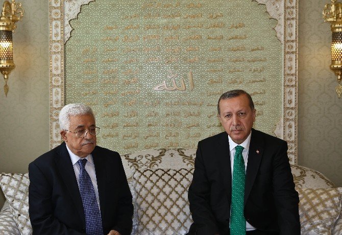 Erdoğan, Mahmud Abbas İle Bir Araya Geldi
