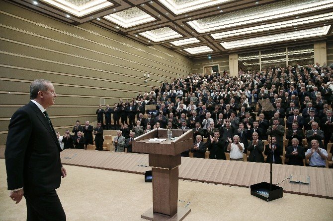 Cumhurbaşkanı Erdoğan, Muhtarlarla Buluştu