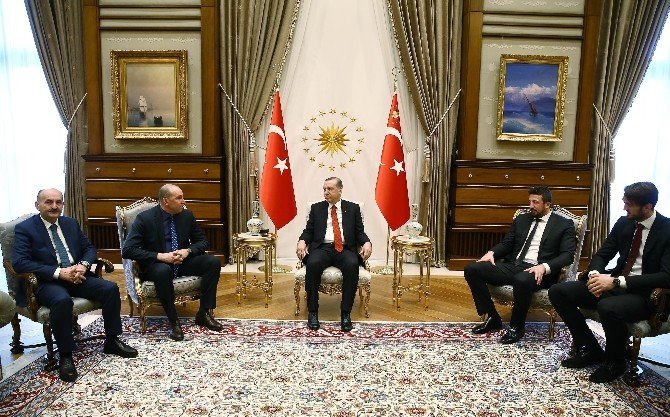 Cumhurbaşkanı Erdoğan 12 Dev Adam’ı Kabul Etti